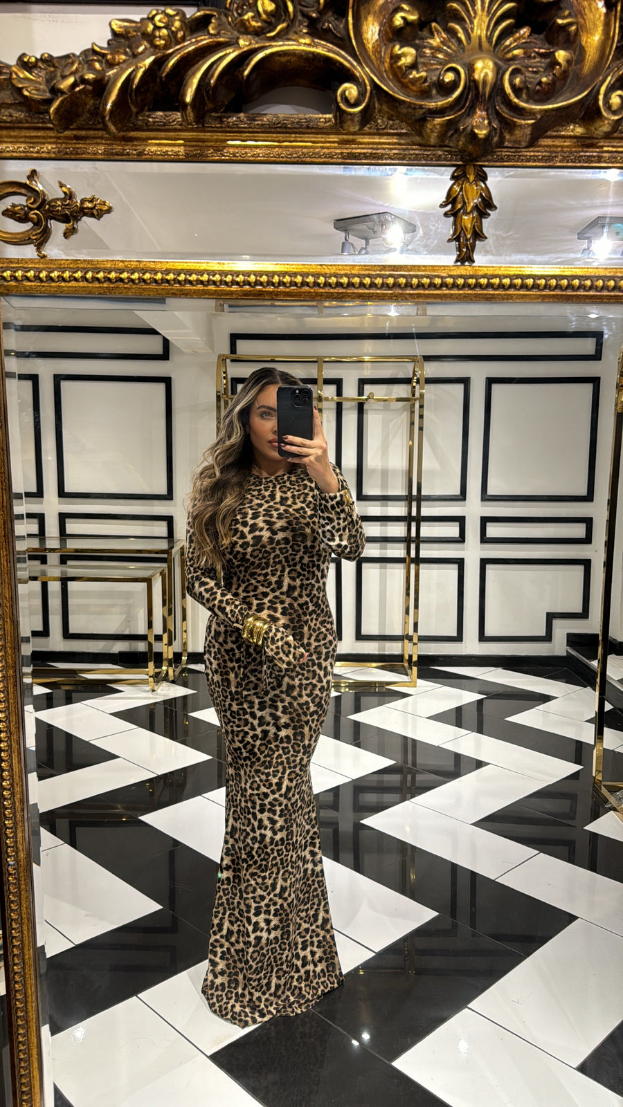 Capri Dress - Leopard