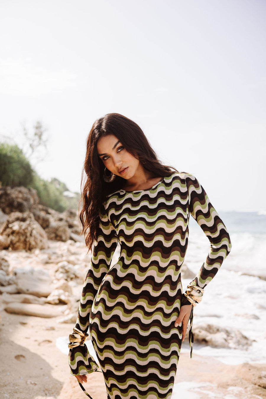 Capri Dress - Matcha Knit
