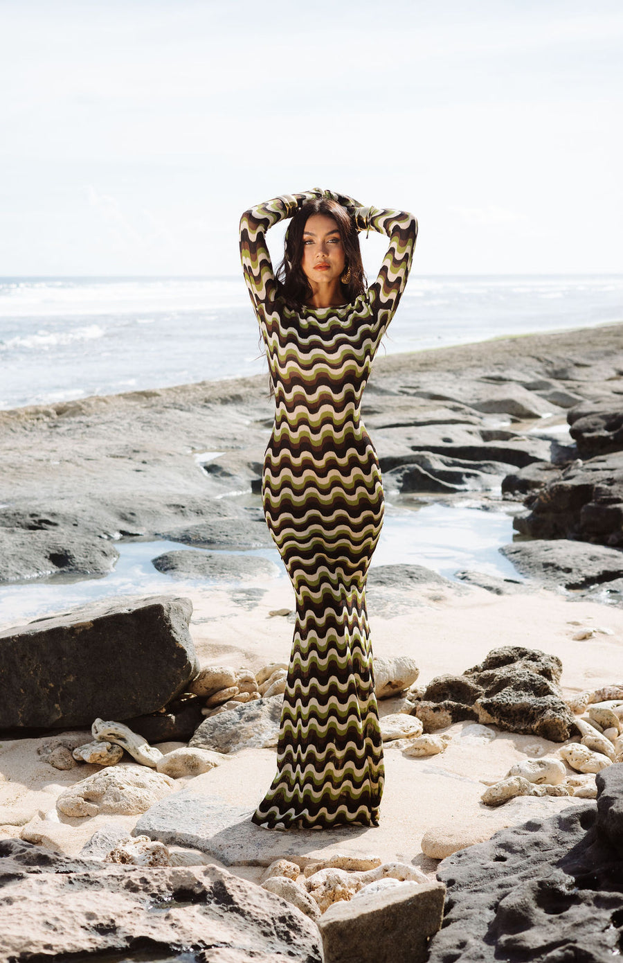 Capri Dress - Matcha Knit