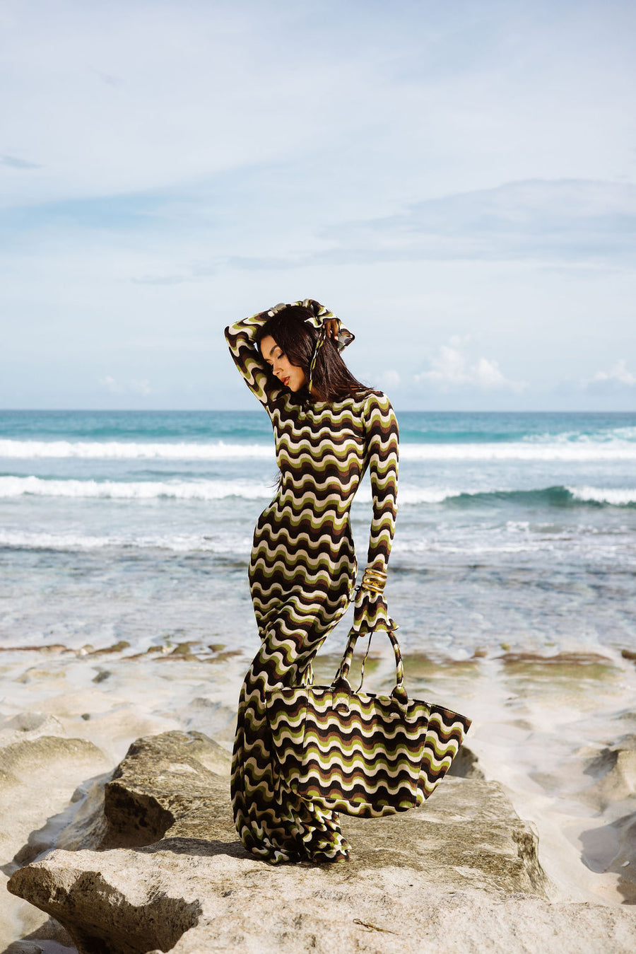 Capri Dress - Matcha Knit
