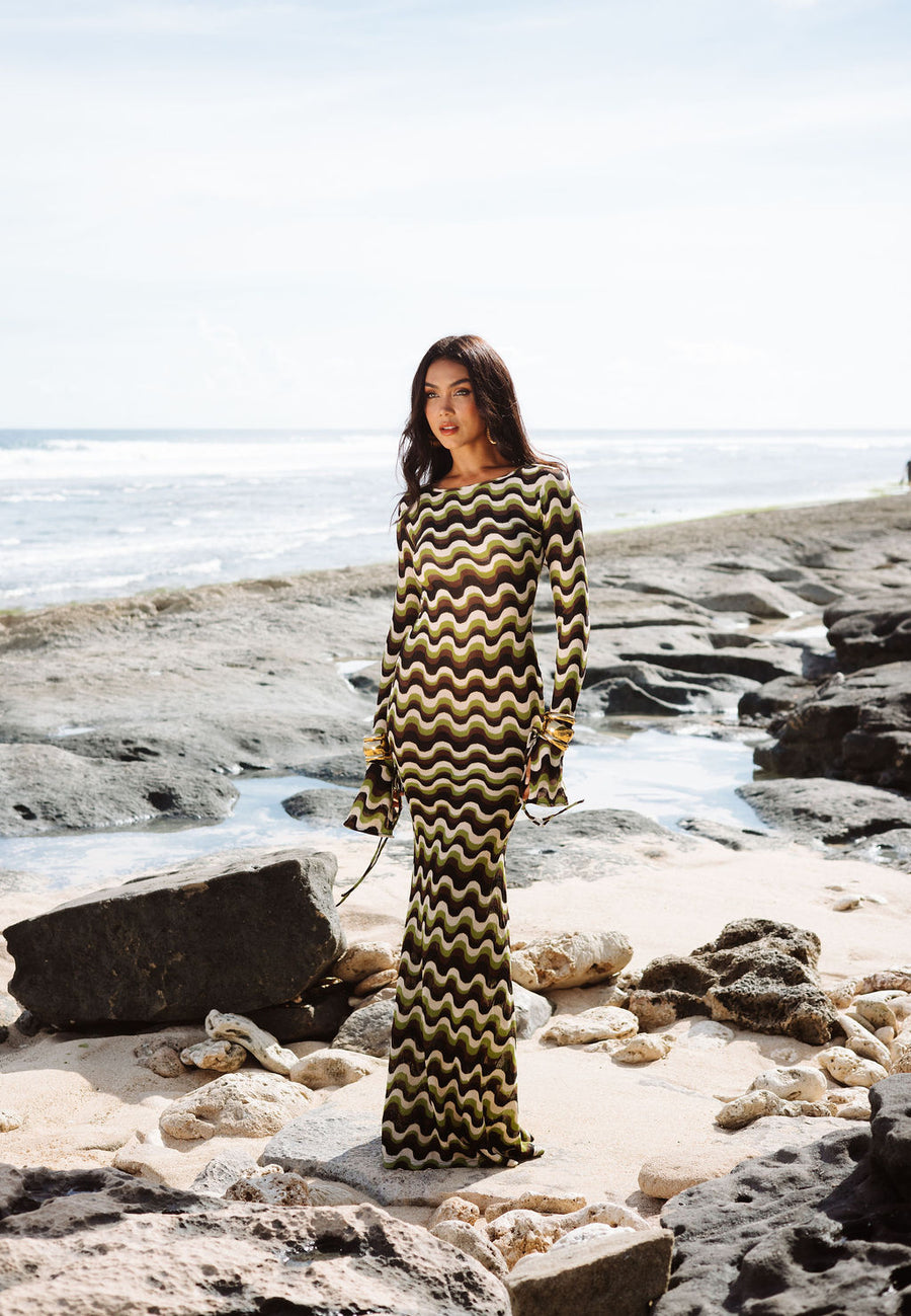 Capri Dress - Matcha Knit
