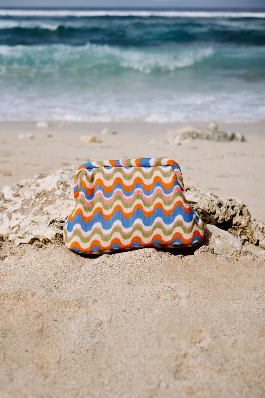 Chloe Oversized Clutch - Summer Knit