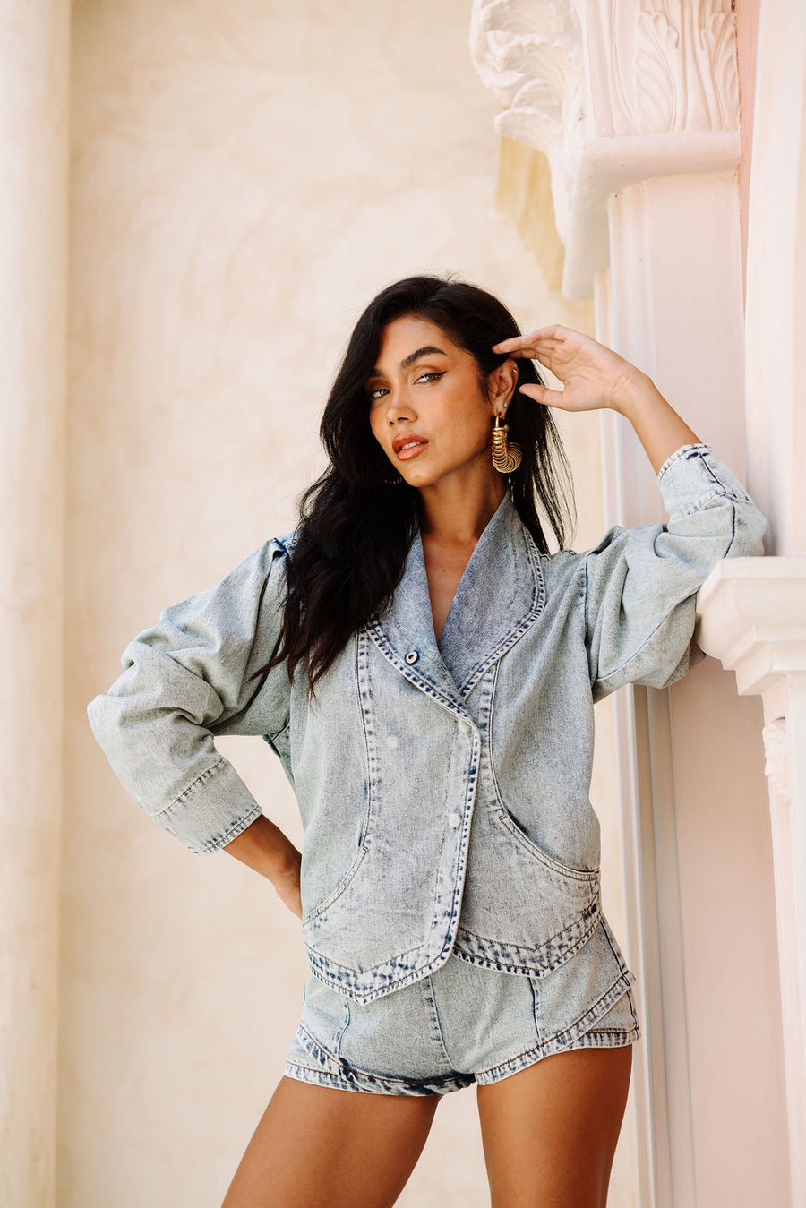 Sloane Jacket - Vintage Denim