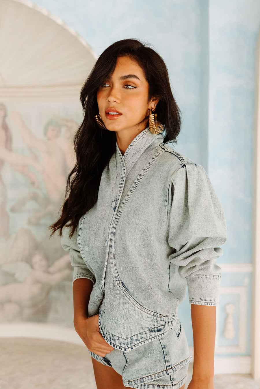 Sloane Jacket - Vintage Denim